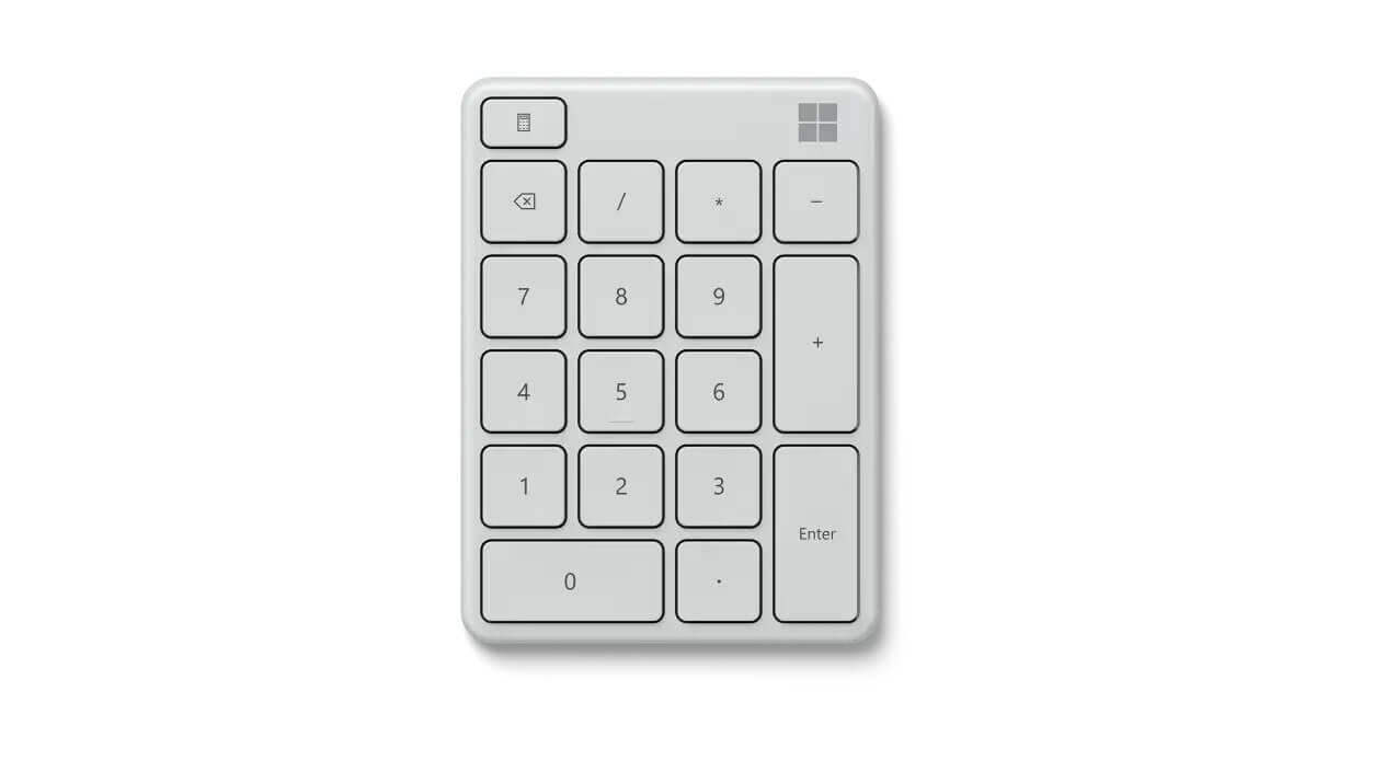New Microsoft Number Pad White ShopBox