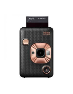 Fujifilm Instax Hybrid Mini LiPlay Instant Camera, Elegant Black 16631813