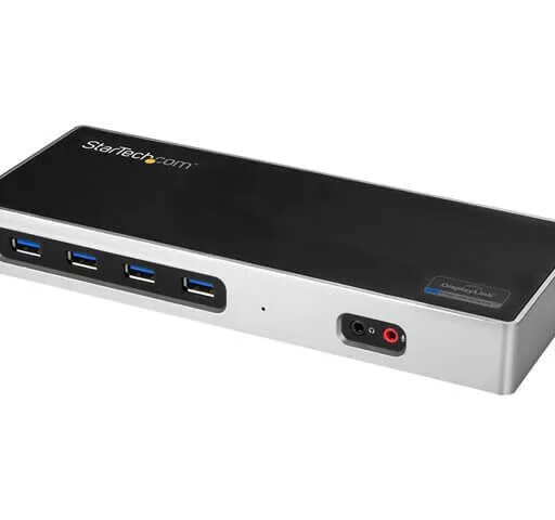 Docking Station USB Tipo C para Portátiles de 2 Puertos DisplayPort o HDMI