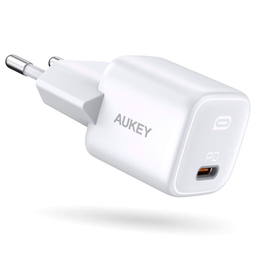 AUKEY Cargador Cargador Omnia Mini 20W USB-C PD Blanco - PA-B1