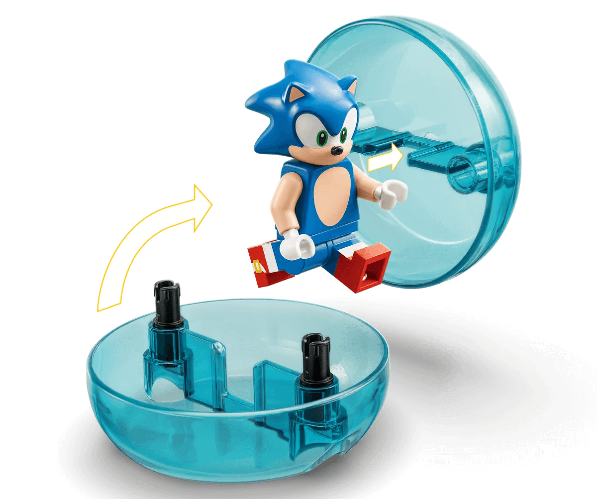 Set de construção Sonic: Desafío de la Esfera de Velocidad Gaming