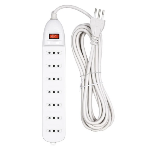 Alargador Zapatilla 1,5 Metros 7 Enchufes Certificado 2300w
