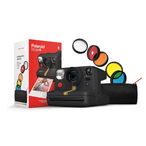 Cámara Polaroid Now+ i-Type + juego de filtros (Black)