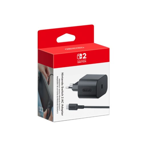 Nintendo Cargador Oficial Adaptador de Corriente Switch 2 AC