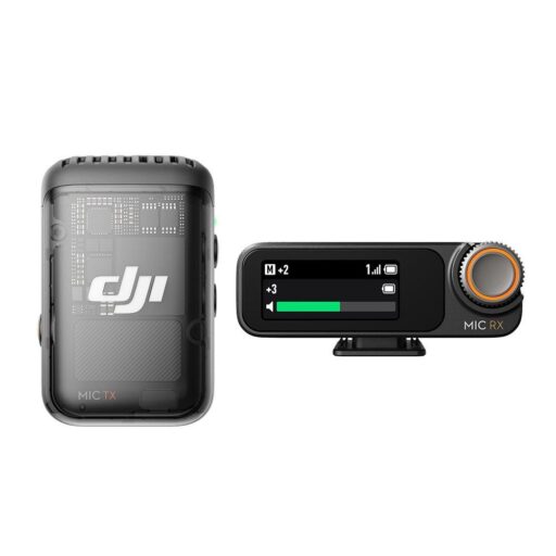 DJI Mic 2 (1 TX + 1 RX)  Micrófono Transmisor con Receptor - Black
