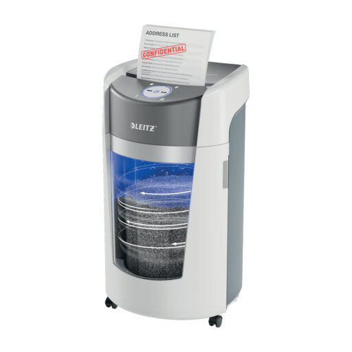 Trituradora Leitz IQ OptiMax Office Microcorte P5 10 Hojas 35L