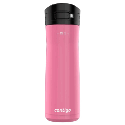 Contigo Jackson Chill 2.0 Autopop Botella de Agua Acero Inoxidable 590ml - Rosado