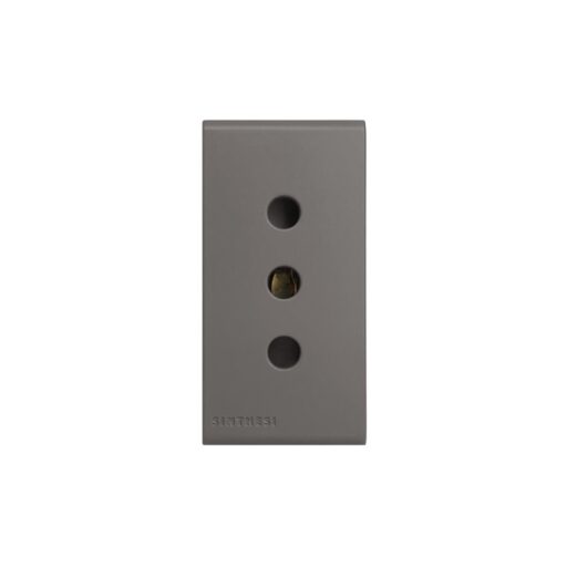 Modulo Tomacorriente10A 250V~ 2P+T S33 Grey Mate Sinthesi