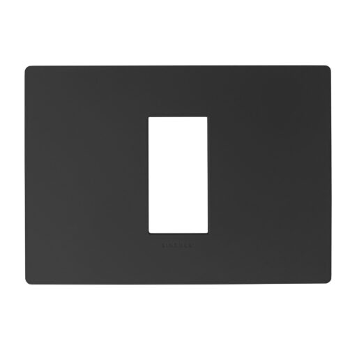 Placa Simple S33 Noir Mate Sinthesi