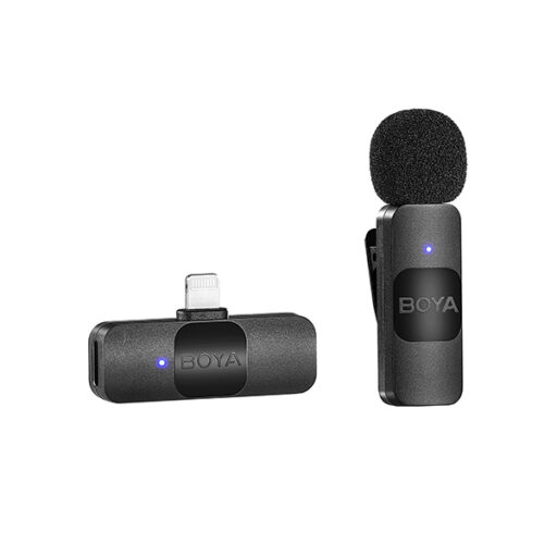 Boya Micrófono Inalámbrico 2.4GHz Lightning Ultra Compacto y Portable