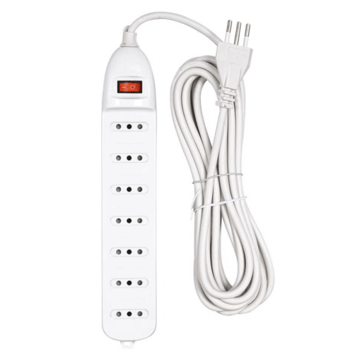 Alargador Zapatilla 1,5 Metros 7 Enchufes Certificado 2300w