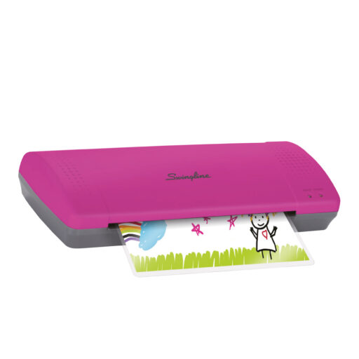 Plastificadora de Papeles A4/Carta Inspire Plus 22,8 cm Swingline - Rosa