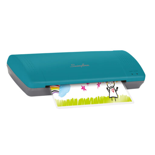 Plastificadora de Papeles A4/Carta Inspire Plus 22,8 cm Swingline - Turquesa