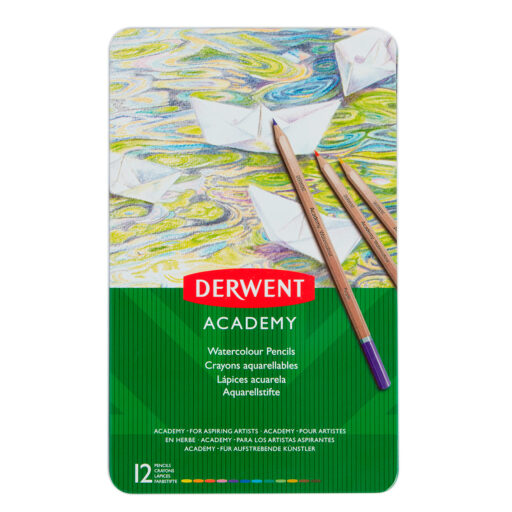 Lápices Acuarelables Set 12 unidades Derwent Academy