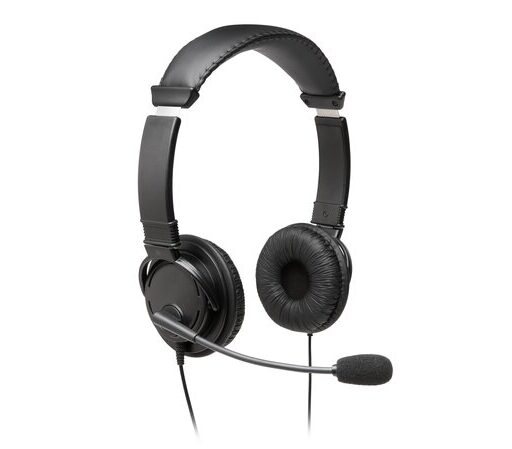 Audífono con micrófono Hi-Fi Conector Jack Kensington - Negro