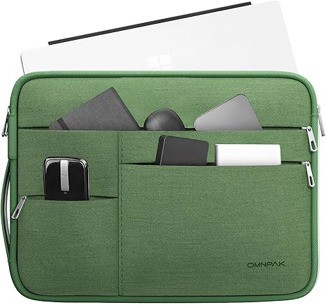 Funda Para Portátil Omnpak de 13 pulgadas, Para Surface Pro 9/8/X/7+/7/6/5/4/3 Verde