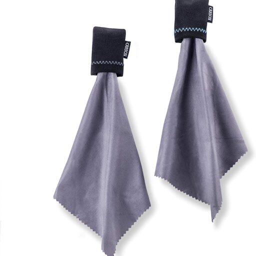Carson Microfiber Lens Cloth (Black) Cleaning System (pack de 2)