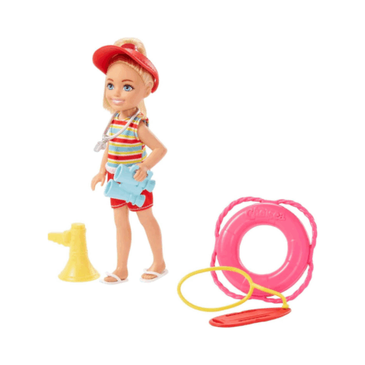 Barbie Chelsea Aprendiendo Profesiones Salvavidas Mattel