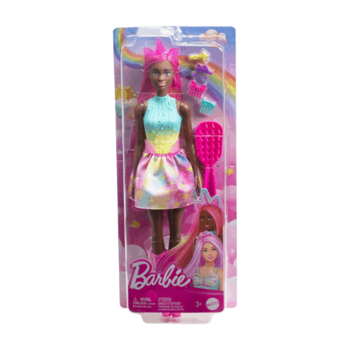 Muñeca Barbie Unicornio New Long Hair Fantasy Doll Asst