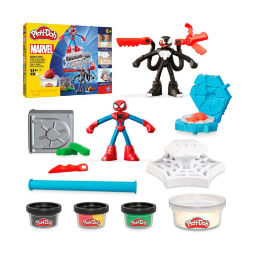 Play-Doh Spider-Man Lanza y Atrapa