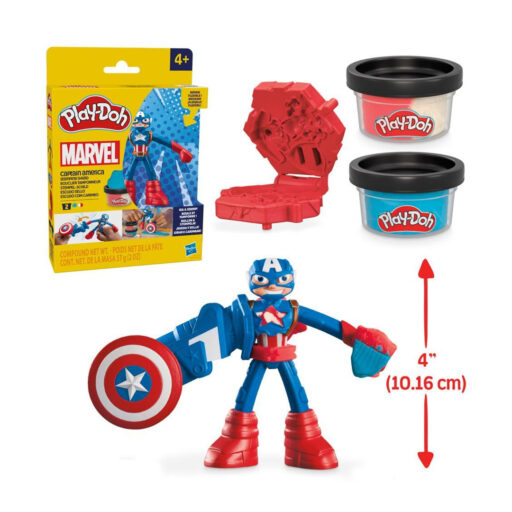 New Play-Doh Capitán América Escudo Sello - Hasbro