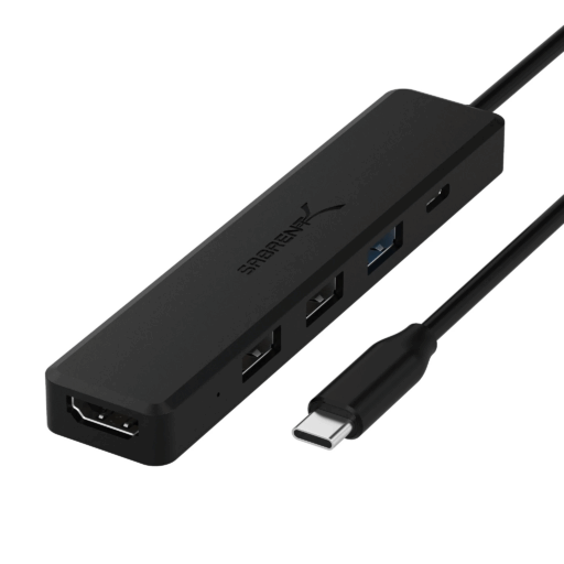 HUB  4 Puertos USB 2.0 Sabrent