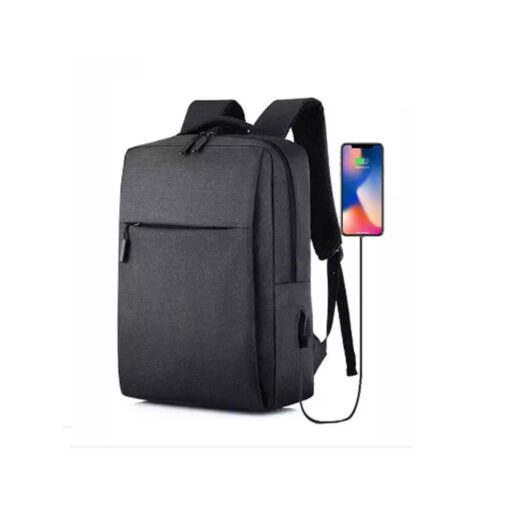 Mochila Notebook 15,6. USB Notebook Multiuso - Negra