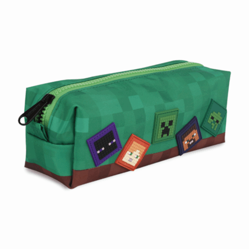 Mooving Estuche Square Minecraft - Verde