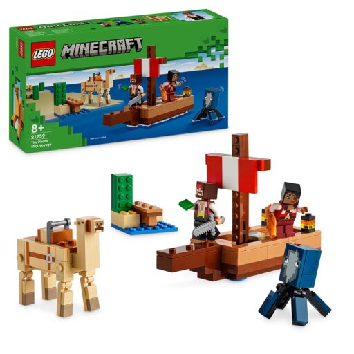 LEGO Minecraft El Viaje en El Barco Pirata - 21259