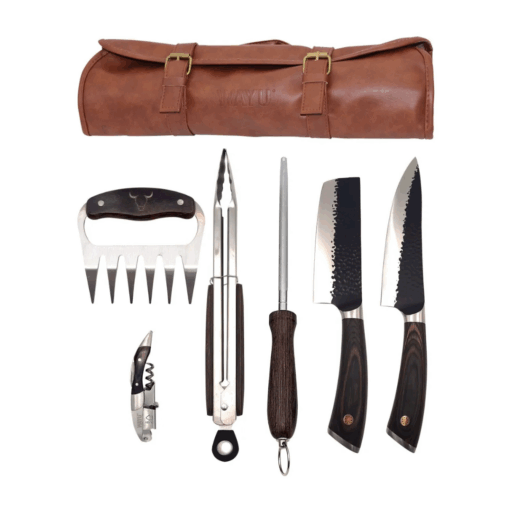 Wayu Set Parrillero PU Cuero Premium