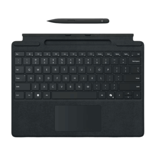 Surface Pro Copilot Cobertor Teclado Español con Surface Slim Pen 2 para Surface Pro X, 8, 9, 10, 11 - Black