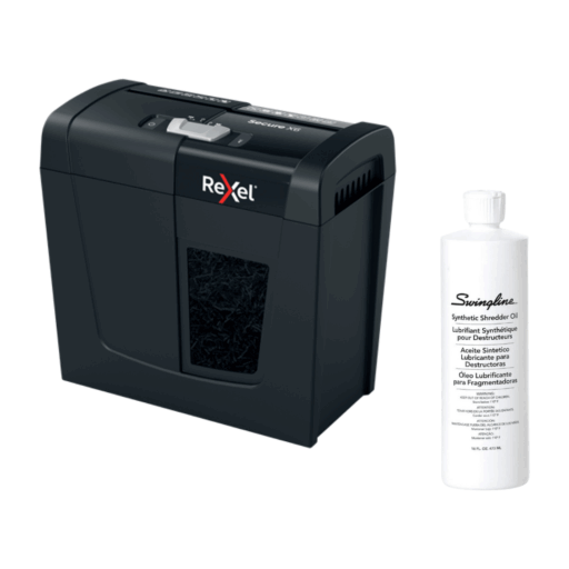 Kit Rexel Trituradora Secure X6 + Lubricante Líquido
