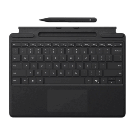 Surface Pro Copilot+ Teclado Inglés con Slim Pen 2 para Surface Pro 8, 9, 10, 11 - Black