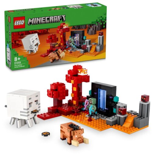 LEGO Minecraft La Emboscada en el Portal del Nether - 21255
