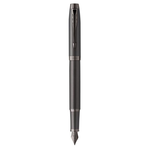 Parker IM Monochromatic Pluma Fuente Titanium