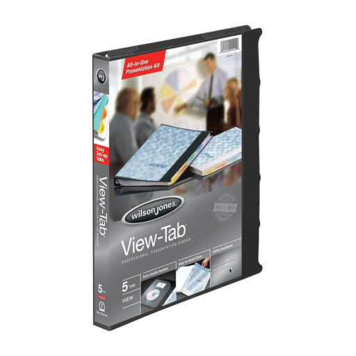Wilson Jones Archivador Flexible con Separadores Carta 100 Hojas 3 Aros O Negro