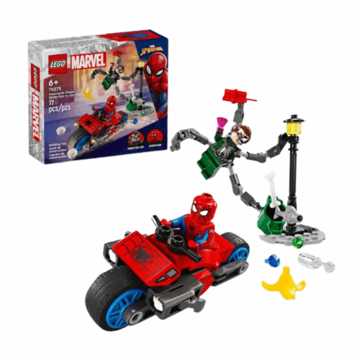 LEGO Persecución En Moto Spider-Man Vs Doc Ock - 76275 [Caja dañada]