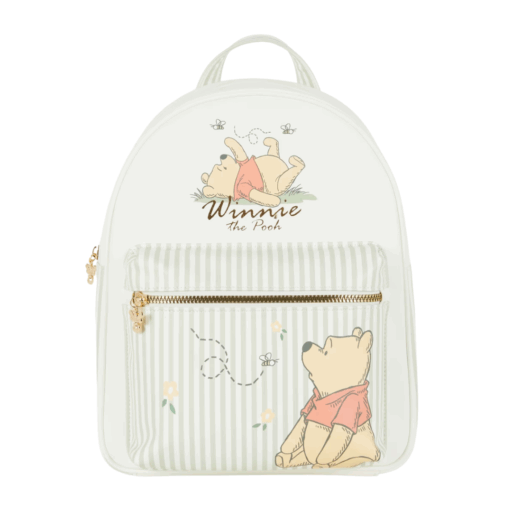 Primark Winnie The Pooh Mochila 24x30x12cm - Blanco/Verde claro