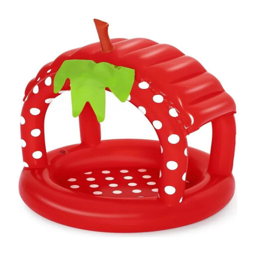Piscina Bestway Inflable Frutilla con Techo para Bebés 91x91cm