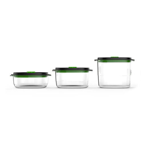 Pack 3 Contenedores FoodSaver con Marinador