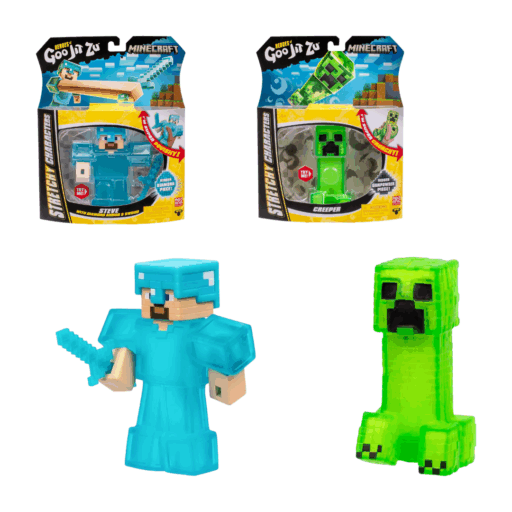 Heroes of Goo Jit Zu Juguete Sensorial Minecraft Creeper/Steve Aleatorio