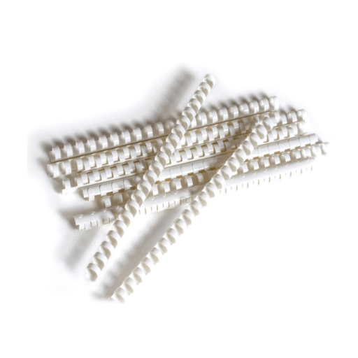 Anillos Plásticos 23 Aros de 6mm 100 Unidades - Blanco