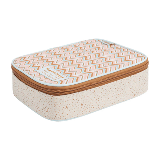 Tilibra Estuche Box para 100 Lápices con Divisor y Elástico Organizador Shunshine