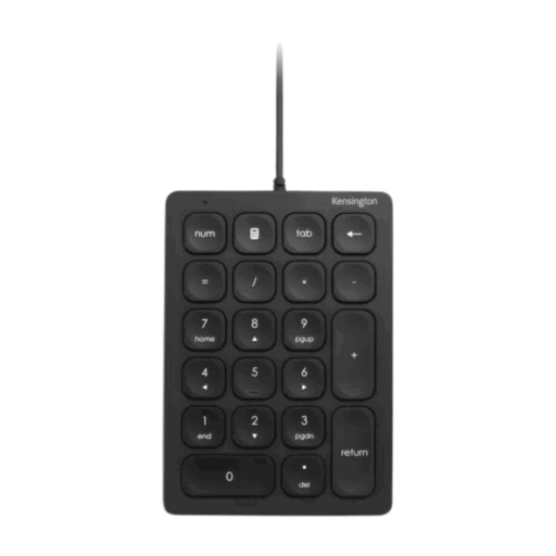 Kensington Teclado Numérico Alámbrico Negro