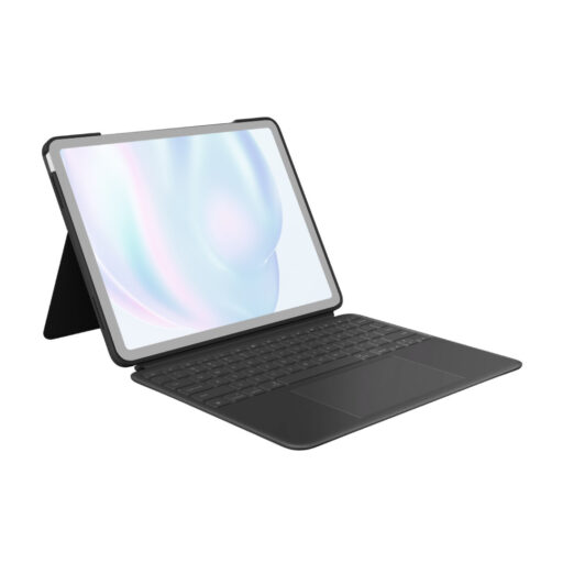 Logitech Combo Touch iPad Air Funda con Teclado y Soporte para iPad Air 13" (M2 y M3)  - Midnight Black