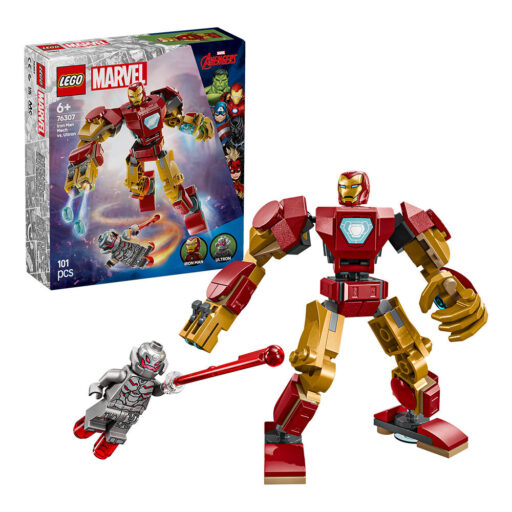 LEGO Marvel Armadura Robótica de Iron Man vs. Ultrón - 76307