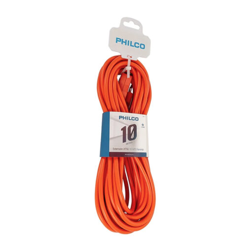 Cable de Extensión PHILCO XT49 10mts Naranjo