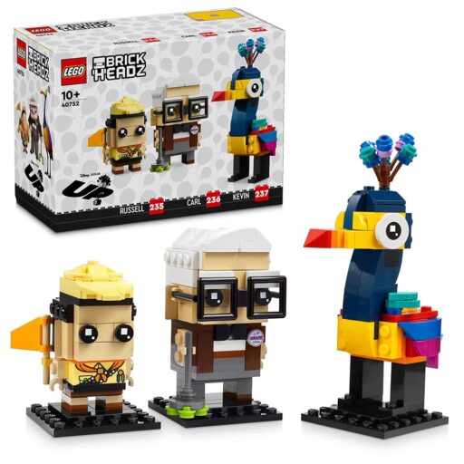 LEGO Disney Pixar Brick Headz Carl, Russell y Kevin - 40752