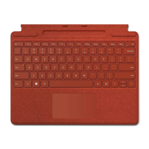 Surface Pro Signature Cobertor Teclado Español para Surface Pro 8, 9 y X – Poppy Red