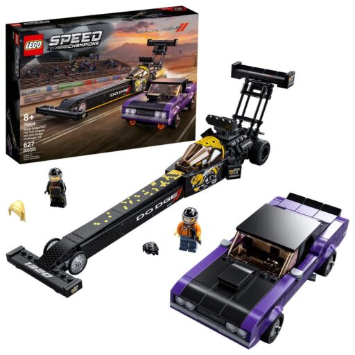 LEGO Drágster Mopar Dodge//SRT Top Fuel y Dodge Challenger T/A de 1970 - 76904